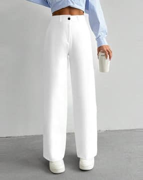 buda jeans co Women Straight Fit High Rise Trousers-picture-34