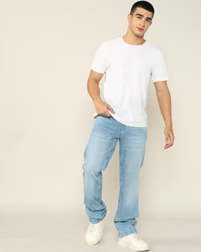 lee cooper Men Albert Lightly Washed Straight Jeans-picture-49