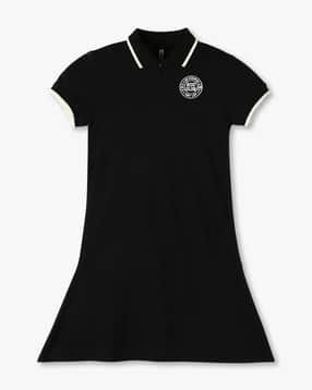 lee cooper Girls Knitted Polo A-Line Dress-picture-13