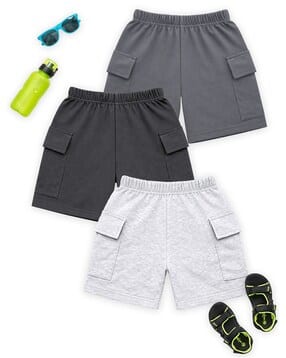 kuchipoo Boys Cotton Cargo Shorts-picture-44