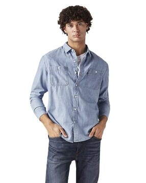 levi's Men Textured Slim Fit Shirt-picture-18