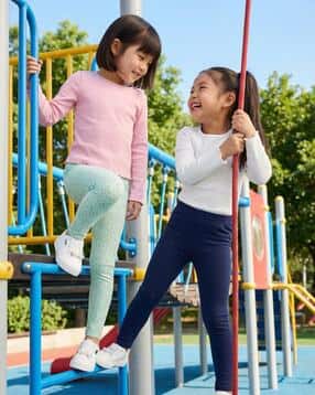 nauti nati Girls Pack of 2 Cotton Leggings-picture-19