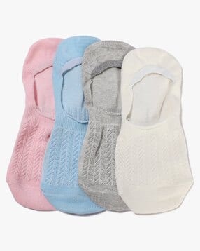 yousta Women Low No Show Socks-Pack Of 4-picture-27