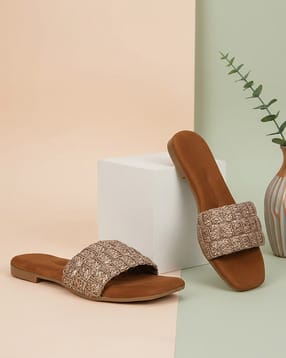 ishransh Women Open Toe Slip-On Flat Sandals-picture-21