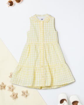 max Girls Checked A-Line Dress-picture-51