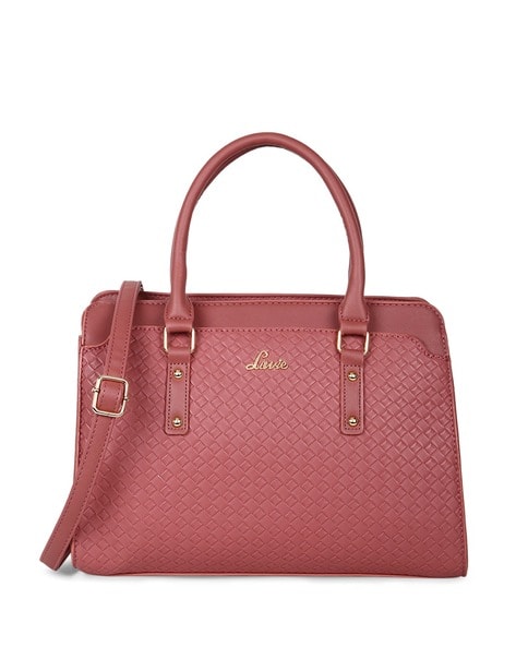Lavie Women Patterned Satchel Bag with Detachable Handle