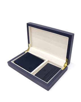brooks brothers Men Classic Leather Wallet & Card Holder Gift Set-picture-45