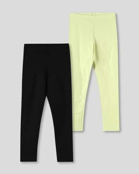 wotnot by azorte Girl Solid Basic Leggings-picture-11
