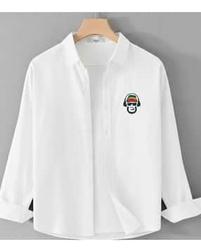 Men Embroidered Regular Fit Shirt-image-35
