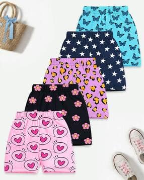 kuchipoo Girls Graphic Regular Fit Shorts-picture-23