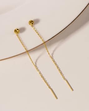 palmonas Women Ball Chain Dangler Earrings-picture-27