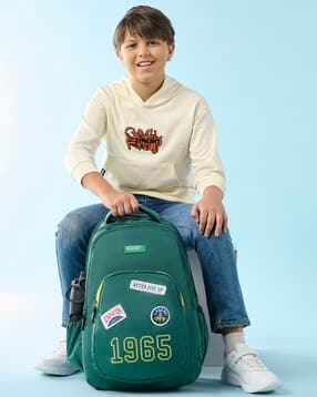Boys Padded Backpack with Adjustable Strap-image-34