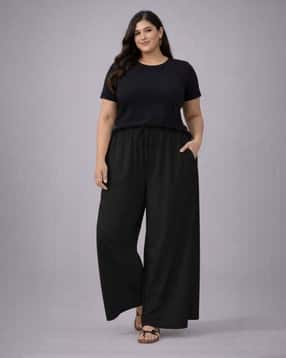 High Rise Wide Leg Pants-image-24