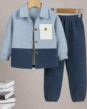 fastdeal x ag Boys Ribbed Shirt & Joggers Set-picture-17