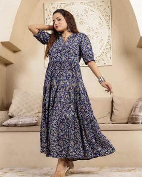raiyani enterprise x ag Women Floral Print Tiered Dress-picture-11