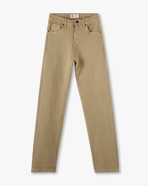 Lee Cooper Boys Mid-Rise Wide-Leg Jeans