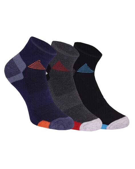 BERYX Men Pack of 3 Colourblocked Socks