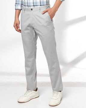 netplay Men Slim Fit Flat-Front Chinos-picture-16
