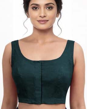 rene Women Sleeveless Front-Open Blouse-picture-15