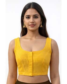 rene Women Sleeveless Front-Open Blouse-picture-41