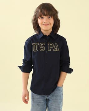 u.s. polo assn. Boys Graphic Regular Fit Shirt-picture-47