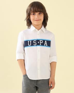 u.s. polo assn. Boys Graphic Regular Fit Shirt-picture-46