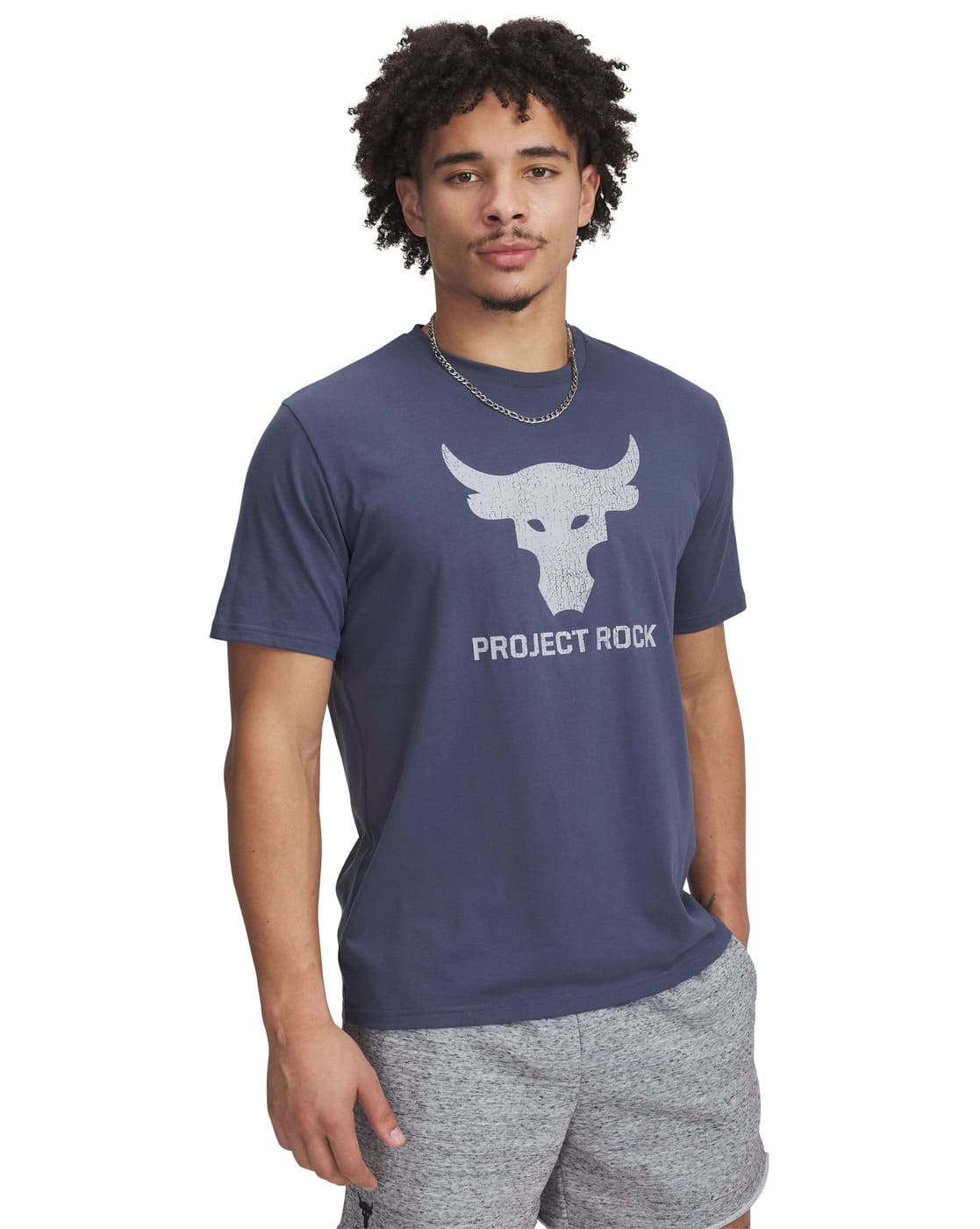 Men Project Rock Brahma Bull Loose Fit T-Shirt