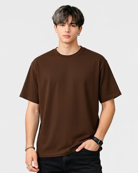 Buda Jeans Co Men Loose Fit Round-Neck T-Shirt