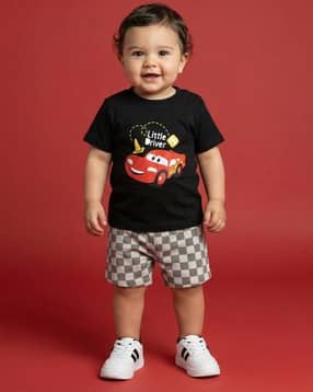 nauti nati Printed T-Shirt with Short Sets-picture-22