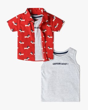 inf frendz Printed Tailored Fit AOP Shirt-picture-19