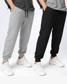 tripr Men Pack of 2 Mid-Rise Joggers-picture-39