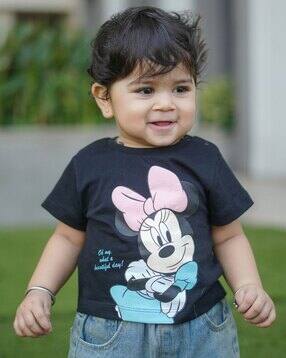 nap chief Girls Cartoon Print Round-Neck T-Shirt-picture-12