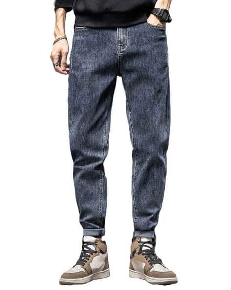 QNIM Men Lightly Washed Slim Fit Jeans
