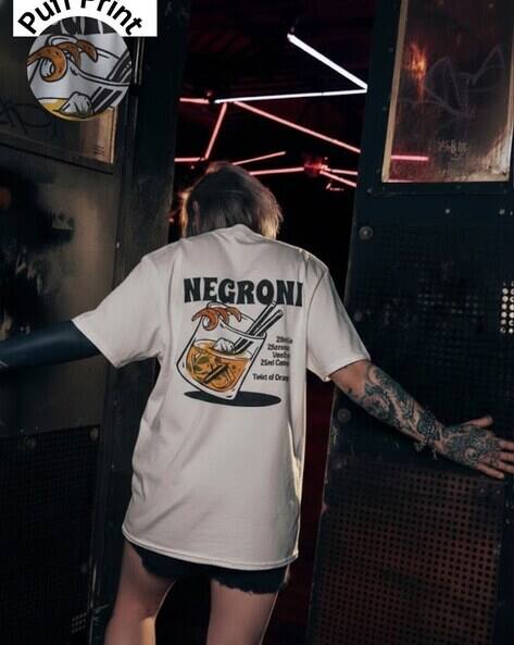 OH RARE Graphic Print Oversized T-Shirt
