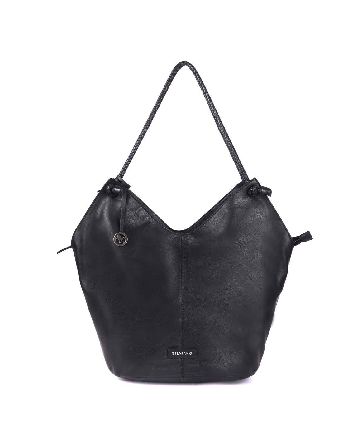 レディース archive leather hobo tote bag black 2581