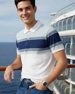 buda jeans co  Men Regular Fit Printed Polo T-Shirt-picture-35