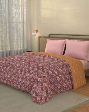 portico new york signature 120 GSM Printed Double-Size Reversible Comforter-picture-33