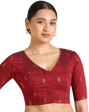 Women Woven Front-Open Blouse -image-15