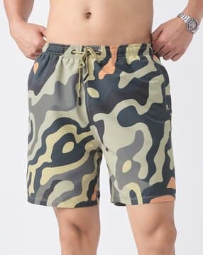 the souled store Men Printed Regular Fit Shorts-picture-12
