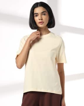 rio basic Women Relaxed Fit Crew-Neck T-Shirt-picture-44