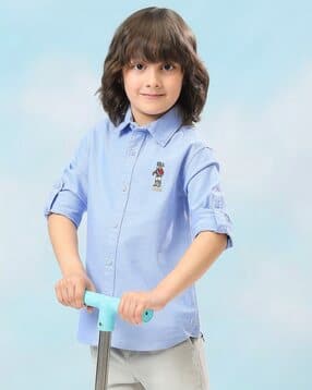 u.s. polo assn. Boys Graphic Regular Fit Shirt-picture-42