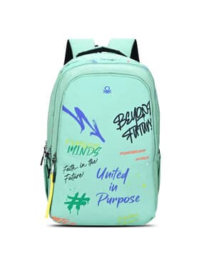 united colors of benetton Unisex Printed School Backpack -picture-21