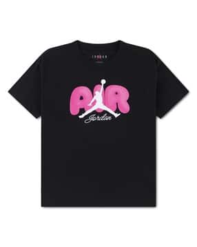 Girls Printed Regular Fit Crew-Neck T-Shirt-image-47