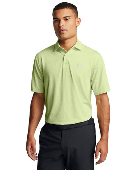 Under Armour Playoff 3.0 Check Jacquard Loose Fit Polo T-Shirt