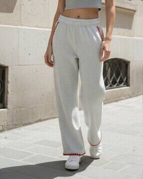 outzidr global Women Wide-Leg Track Pants with Insert Pockets-picture-51