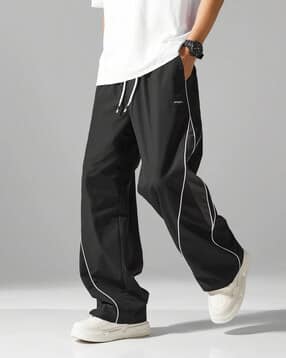 poshax Men Striped Straight Track Pants-picture-44