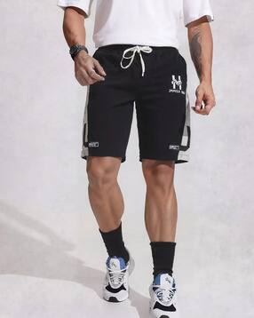 poshax Men Colourblock Regular Fit Shorts with Insert Pockets-picture-21