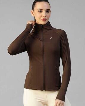 athlisis Women Slim Fit Zip-Front Track Jacket  -picture-41