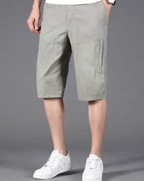 poshax Men Regular Fit Cargo Shorts-picture-14