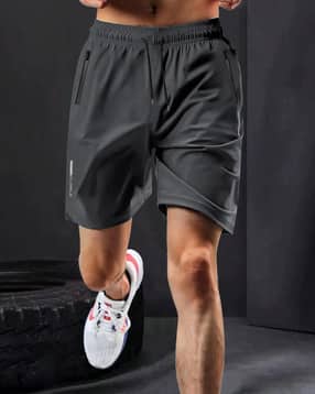 poshax Men Regular Fit Shorts with Zipper Pockets-picture-32